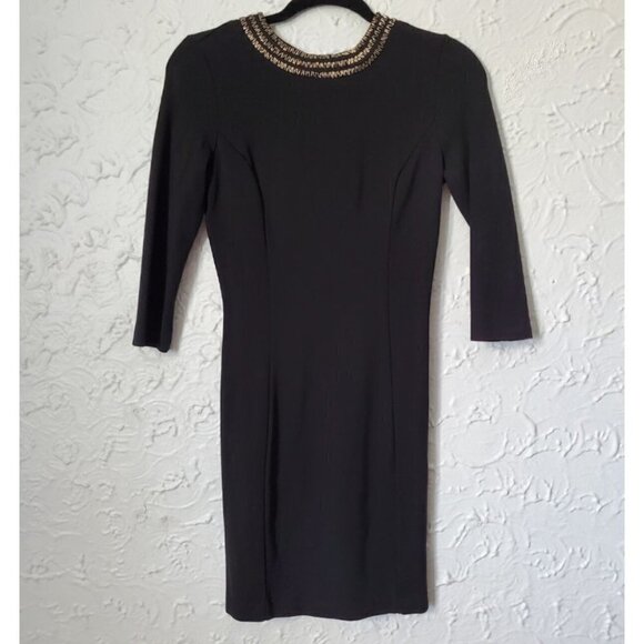 Dynamite Black open back mini dress sequin - Picture 5 of 6